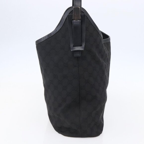 GUCCI GG Canvas Shoulder Bag Black 106242 Auth 149723 - Picture 5 of 16